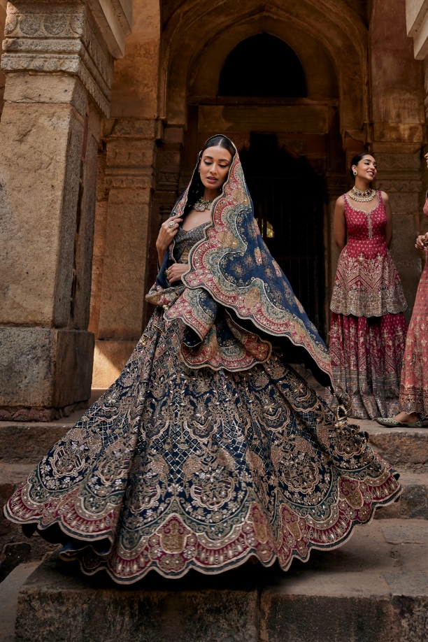 Royal Blue Lehenga Set