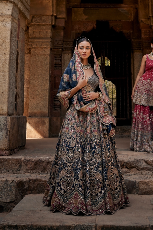 Royal Blue Lehenga Set