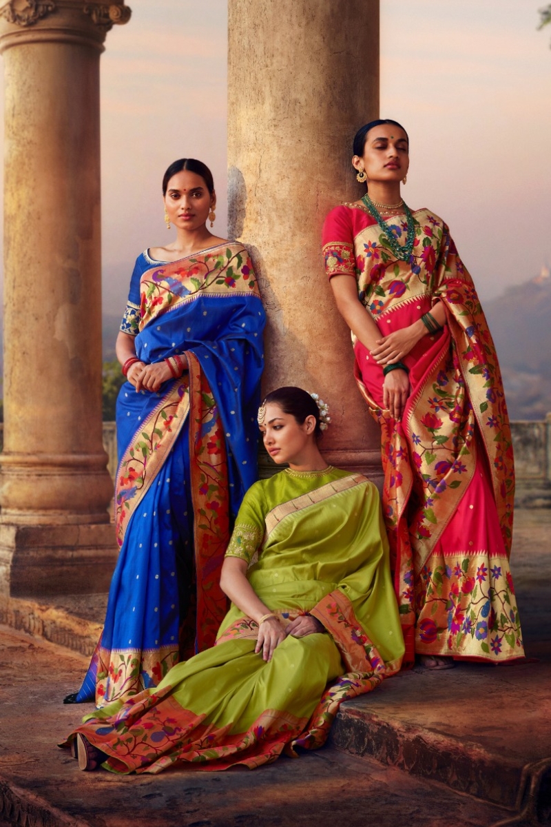 Exclusive Pure Silk Paithani Saree 02 - SareesWala.com