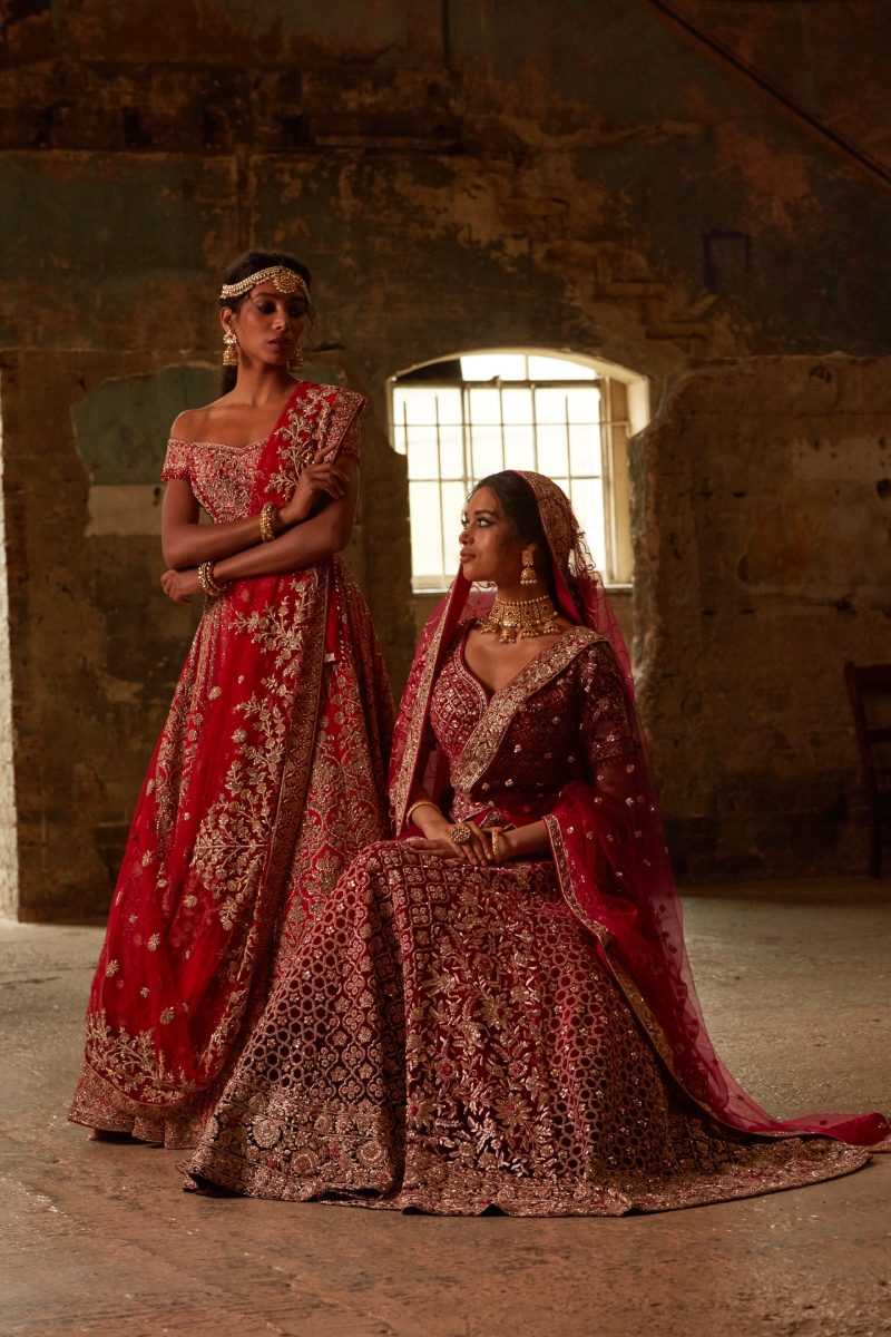 Red Bridal Lehenga Choli, Size: Free Size at Rs 30000 in Delhi | ID:  2849362376873