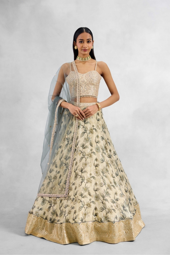 Ivory Breeze Lehenga