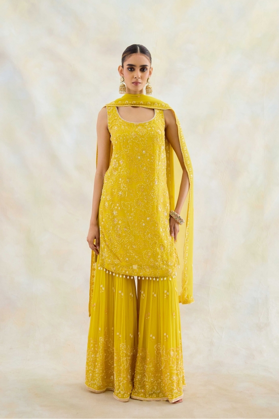 Bright Yellow Garara Set 