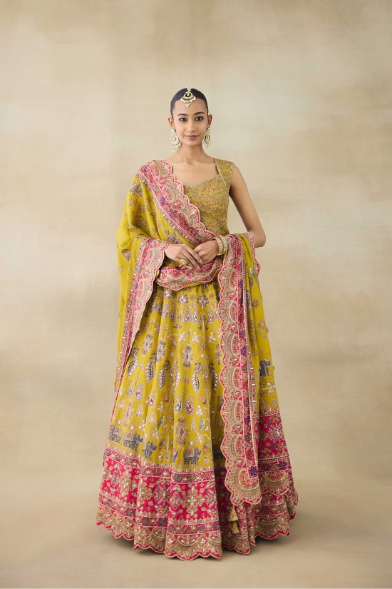 Dandellion Yellow Lehenga Set