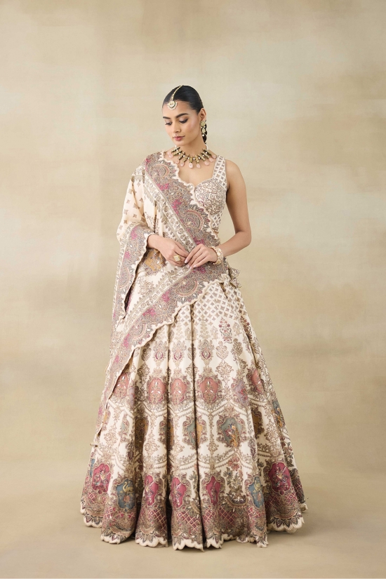 Soft Ivory Lehenga Set