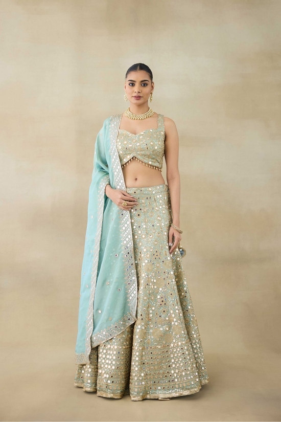 Serenity Blue Lehenga Set 