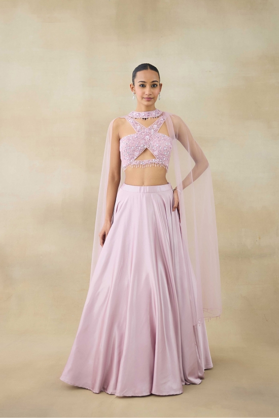 Peony Pink Lehenga Set