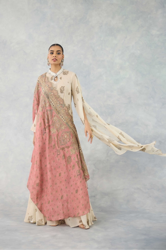 Ivory Pink Kurti