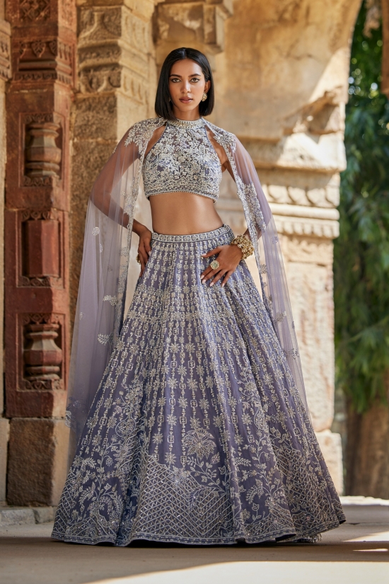 Powder Blue Lehenga