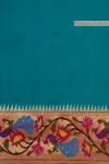 Turquoise Blue Paithani Silk Saree