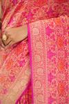 Candy Red Katan Silk Saree