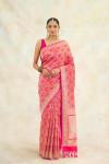 Candy Red Katan Silk Saree