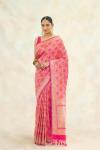 Candy Red Katan Silk Saree