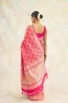 Candy Red Katan Silk Saree