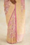 Bubblegum Pink Tanchoi Tissue Silk Saree