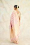 Bubblegum Pink Tanchoi Tissue Silk Saree