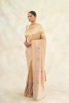 Molten Gold Tissue Silk Saree