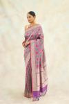 Tourmaline Purple Katan Silk Saree