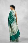 Bottle Green Mashru Silk Saree