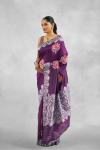 Dark Purple Katan Silk Saree