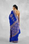 Royal Blue Crepe Saree