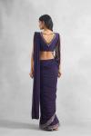 Ultra Violet Drape Saree