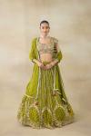 Match Green Lehenga Set