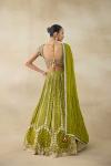 Match Green Lehenga Set