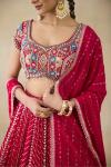 Claret Pink Lehenga Set 