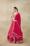 Claret Pink Lehenga Set 