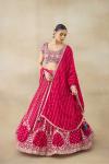 Claret Pink Lehenga Set 