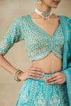 Aqua Blue Lehenga Set 