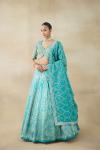 Aqua Blue Lehenga Set 