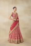 Deep Coral Lehenga Set 