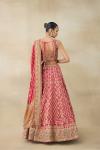 Deep Coral Lehenga Set 