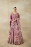  Carmine Rose Lehenga Set 