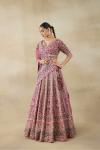  Carmine Rose Lehenga Set 