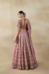  Carmine Rose Lehenga Set 