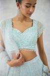 Pastel Blue Lehenga Set 