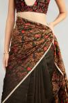 Black Gold Tissue Saree