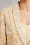 Pearl Gold Jacket Garara Set