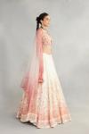 Ivory Ombre Printed Lehenga