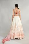 Ivory Ombre Printed Lehenga