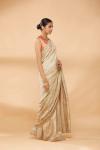 Champagne Gold Embroidered Saree