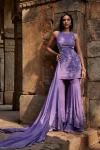 Amethyst Layered Sharara Set