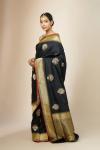 Classic Black Banarasi Saree