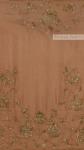 Dusty Peach Embroidered Saree