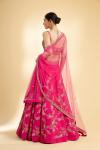 Orchid Pink Raw Silk Lelenga