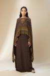 Chocolate Brown Georgette Kaftan Set