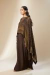 Chocolate Brown Georgette Kaftan Set