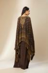 Chocolate Brown Georgette Kaftan Set